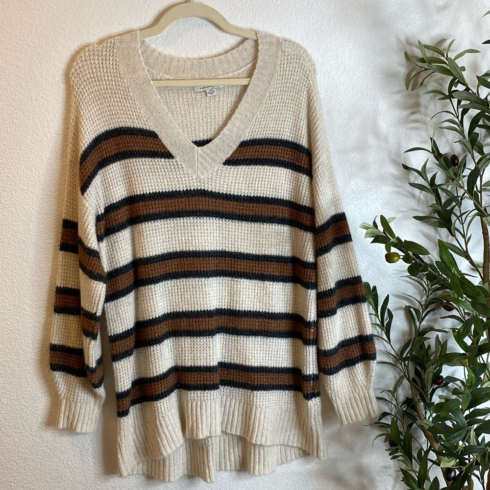 Waffleknit Sweater Small